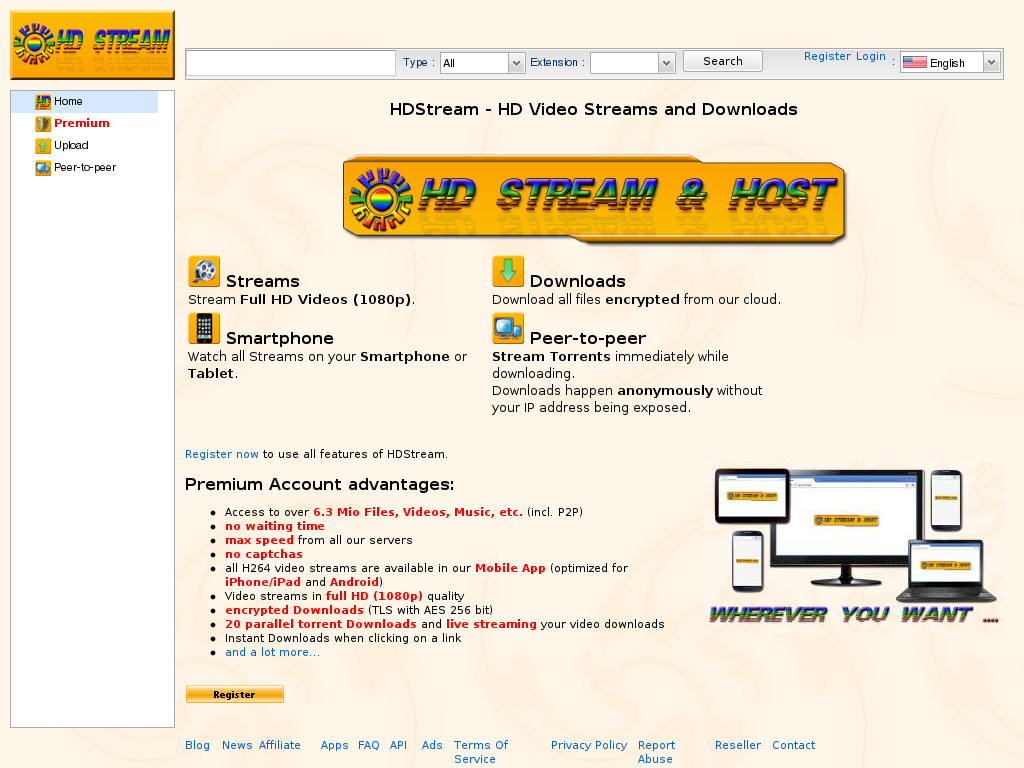 Go to Hdstream Hdstream screenshot
