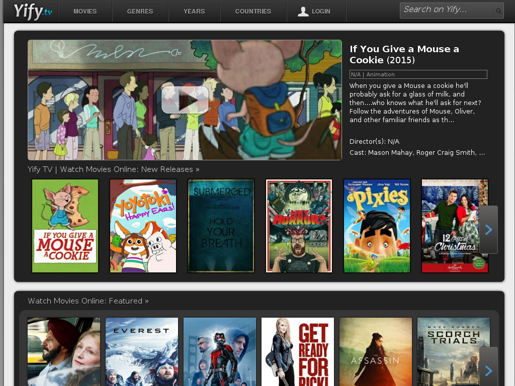 Go to Yify Yify screenshot