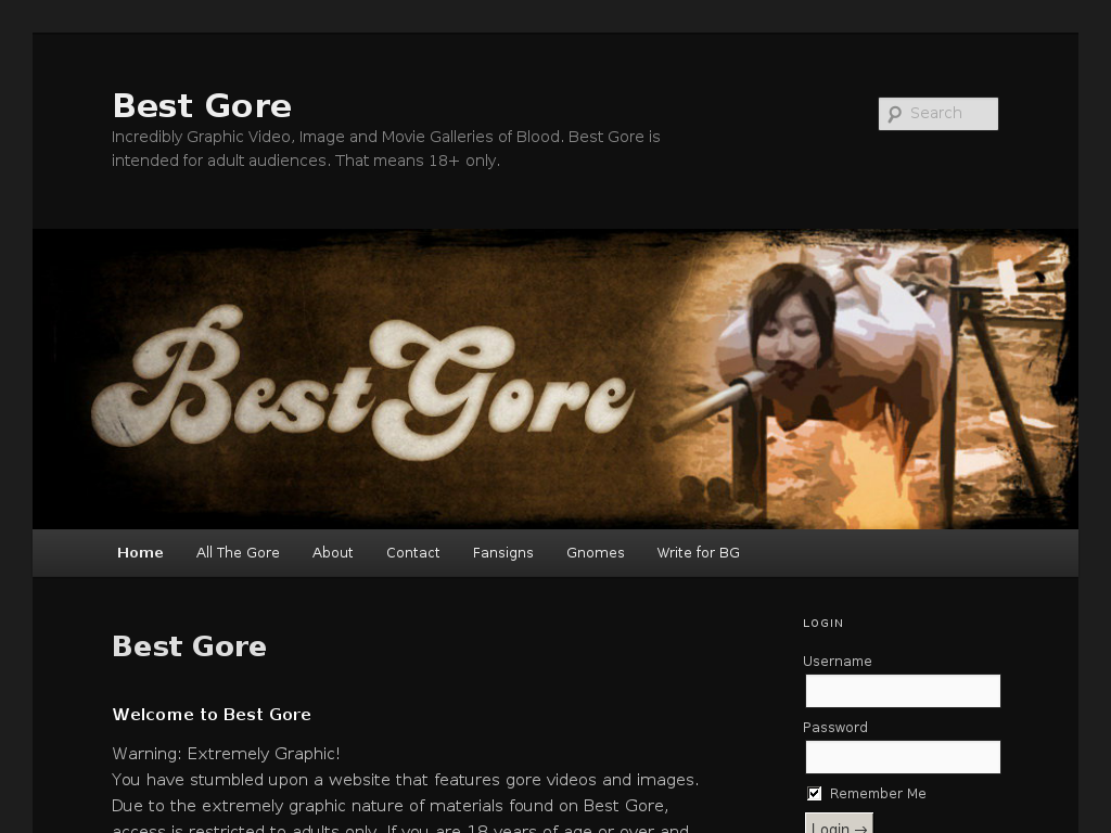 Bestgore screenshot