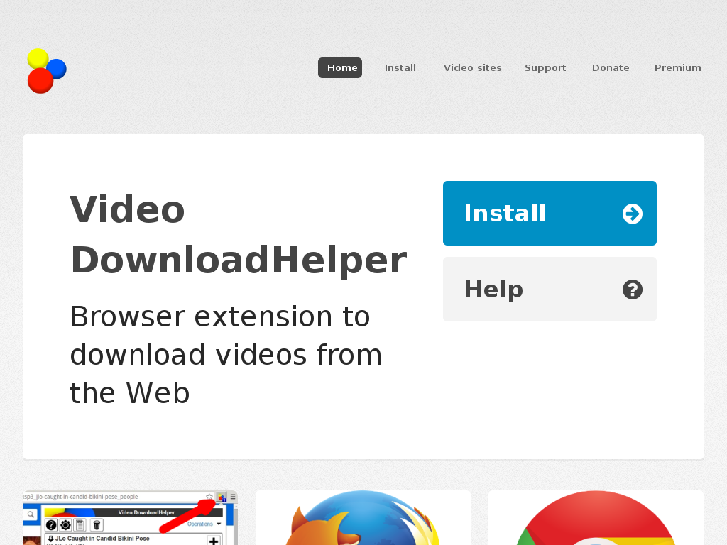 video downloadhelper per safari