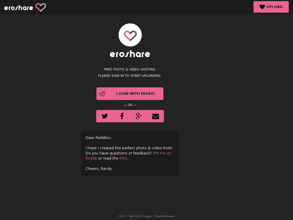 Eroshare screenshot