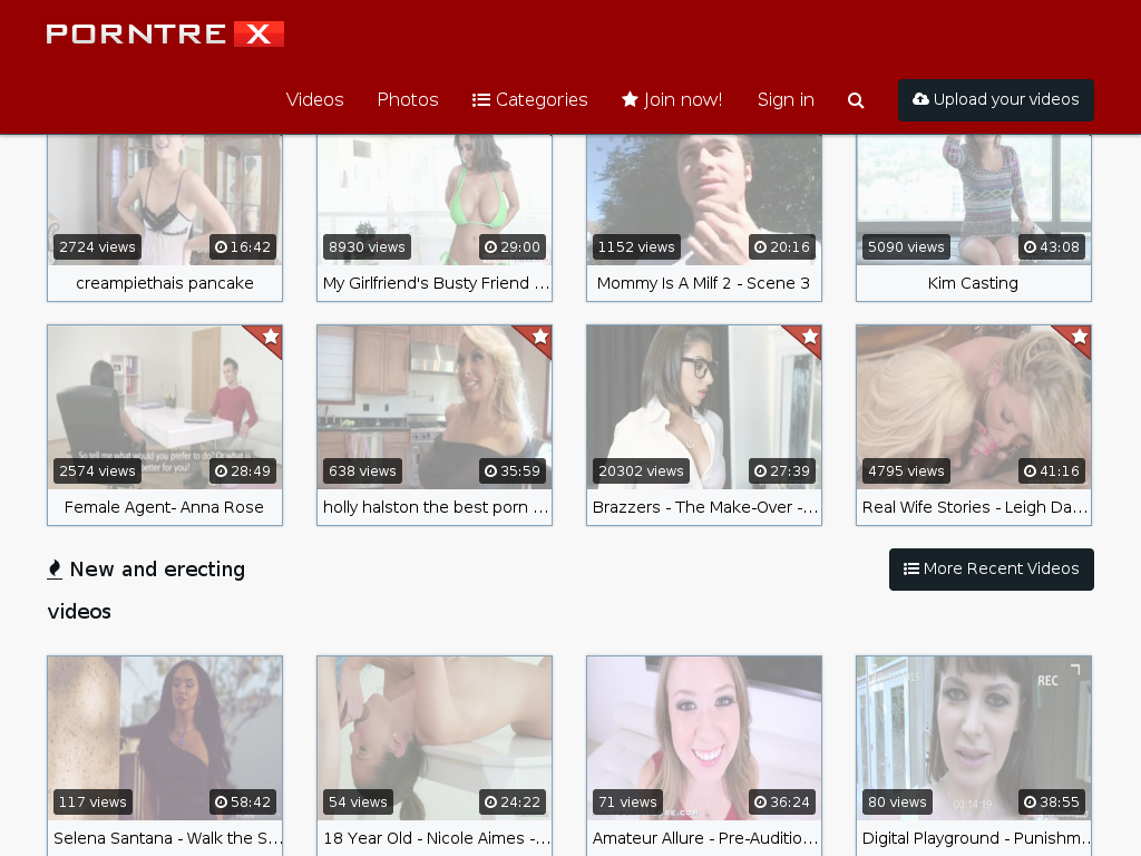 Porntrex screenshot